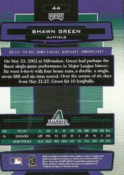 2005 Playoff Absolute Memorabilia #44 Shawn Green Back