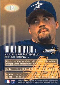 1996 E-Motion XL #199 Mike Hampton Back
