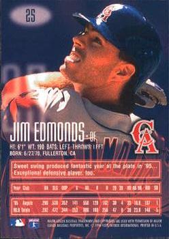 1996 E-Motion XL #25 Jim Edmonds Back
