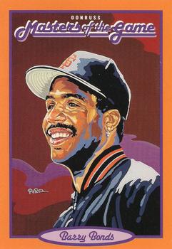 1993 Donruss - Masters of the Game #14 Barry Bonds Front
