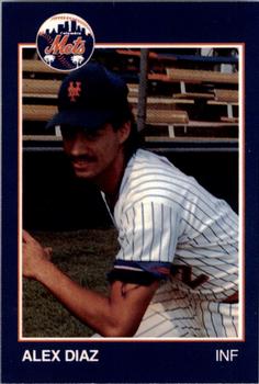 1988 Grand Slam Columbia Mets #14 Alex Diaz Front