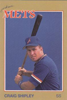 1988 Grand Slam Jackson Mets #12 Craig Shipley Front