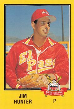 1989 Grand Slam El Paso Diablos #9 Jim Hunter Front