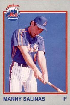 1989 Grand Slam Jackson Mets #13 Manny Salinas Front