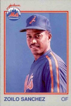 1989 Grand Slam Jackson Mets #15 Zoilo Sanchez Front