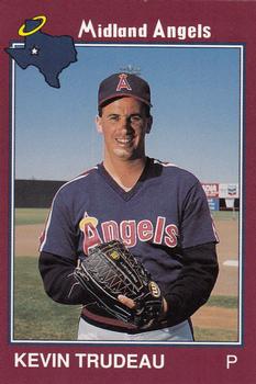 1989 Grand Slam Midland Angels #28 Kevin Trudeau Front