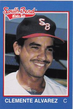 1989 Grand Slam South Bend White Sox #30 Clemente Alvarez Front