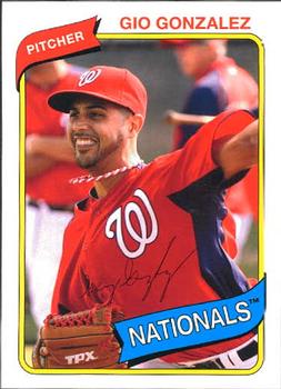 2012 Topps Archives #115 Gio Gonzalez Front