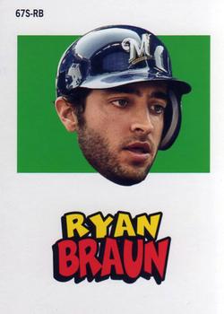 2012 Topps Archives - Stickers #67S-RB Ryan Braun Front