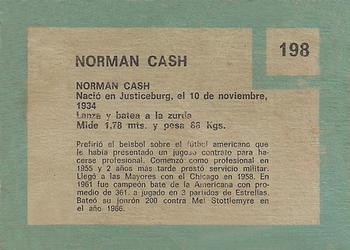 1967 Topps Venezuelan #198 Norm Cash Back