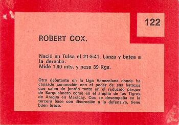 1967 Topps Venezuelan #122 Bobby Cox Back