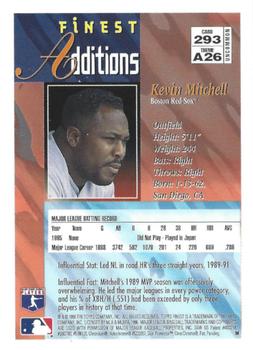 1996 Finest #293 Kevin Mitchell Back