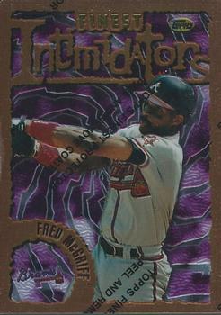1996 Finest - Refractors #40 Fred McGriff Front