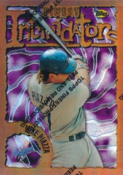 1996 Finest - Refractors #113 Mike Piazza Front
