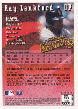 1996 Finest - Refractors #10 Ray Lankford Back