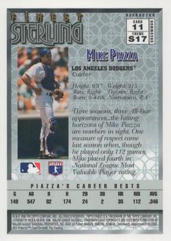 1996 Finest - Refractors #11 Mike Piazza Back