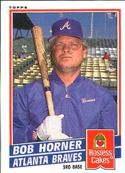 1985 Topps Hostess Atlanta Braves #11 Bob Horner Front