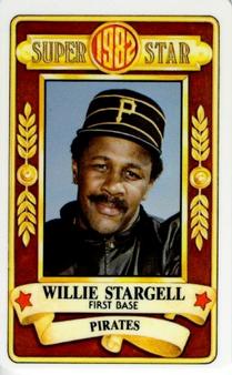 1982 Perma-Graphics Super Star Credit Cards #150-SS8205 Willie Stargell Front