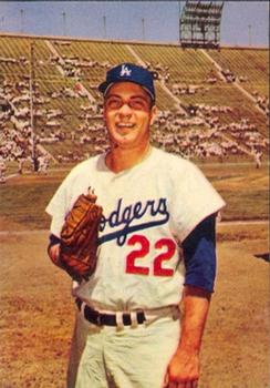 1960 Morrell Meats Los Angeles Dodgers #NNO Johnny Podres Front
