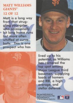 1996 Flair - Diamond Cuts #12 Matt Williams Back