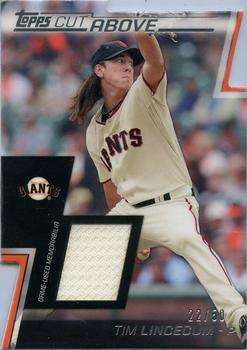 2012 Topps - A Cut Above Relics #ACAR-TL Tim Lincecum Front