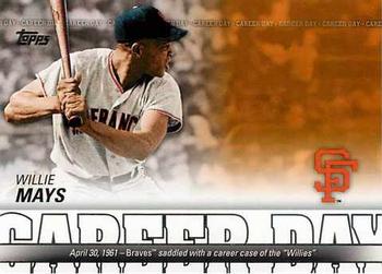 2012 Topps - Career Day #CD-15 Willie Mays Front