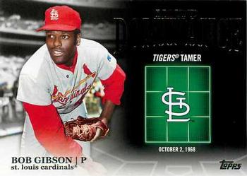 2012 Topps - Mound Dominance #MD-6 Bob Gibson Front