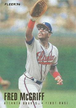 1996 Fleer #300 Fred McGriff Front