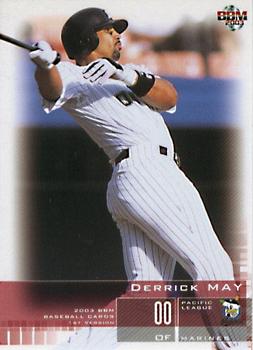 2003 BBM #298 Derrick May Front