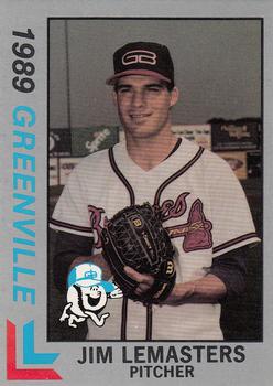 1989 Best Greenville Braves - Platinum #10 Jim LeMasters Front