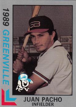 1989 Best Greenville Braves - Platinum #8 Juan Pacho Front