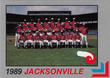 1989 Best Jacksonville Expos - Platinum #29 Team Photo / Checklist Front