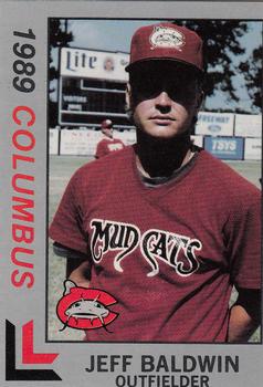 1989 Best Columbus Mudcats - Platinum #13 Jeff Baldwin Front