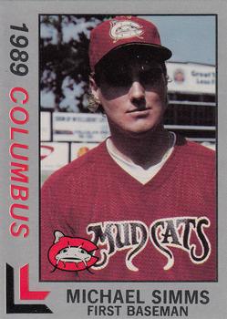 1989 Best Columbus Mudcats - Platinum #7 Michael Simms Front