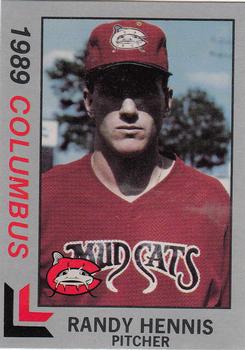 1989 Best Columbus Mudcats - Platinum #9 Randy Hennis Front