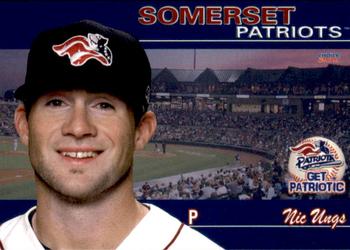 2011 Choice Somerset Patriots #27 Nic Ungs Front