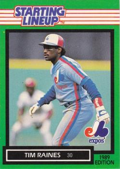 1989 Kenner Starting Lineup Cards #3991149010 Tim Raines Front