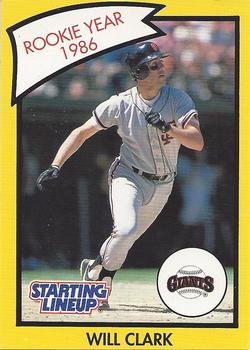 1990 Kenner Starting Lineup Cards #4691201010 Will Clark Front