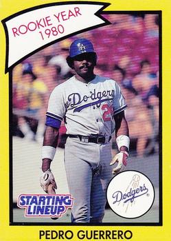 1990 Kenner Starting Lineup Cards #4691211070 Pedro Guerrero Front