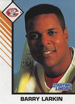 1993 Kenner Starting Lineup Cards #501003 Barry Larkin Front