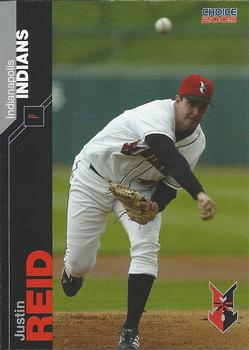 2005 Choice Indianapolis Indians #24 Justin Reid Front