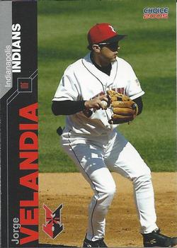 2005 Choice Indianapolis Indians #28 Jorge Velandia Front