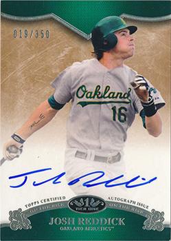 2012 Topps Tier One - On The Rise Autographs #OR-JR Josh Reddick Front
