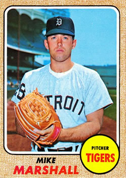 1968 Topps #201 Mike Marshall Front