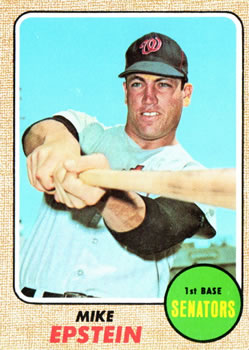 1968 Topps #358 Mike Epstein Front