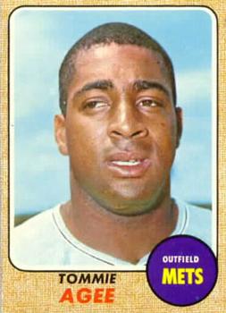 1968 Topps #465 Tommie Agee Front