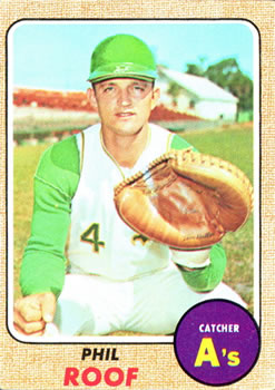 1968 Topps #484 Phil Roof Front