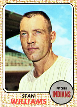 1968 Topps #54 Stan Williams Front