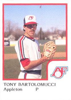 1986 ProCards Appleton Foxes #NNO Tony Bartolomucci Front