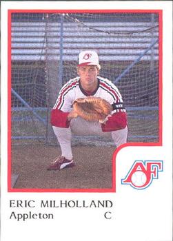 1986 ProCards Appleton Foxes #NNO Eric Milholland Front